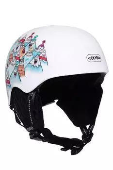 Шлем LUCKYBOO - FUTURE белый-горы - Спортик - магазин велосипедов и спортивных товаров