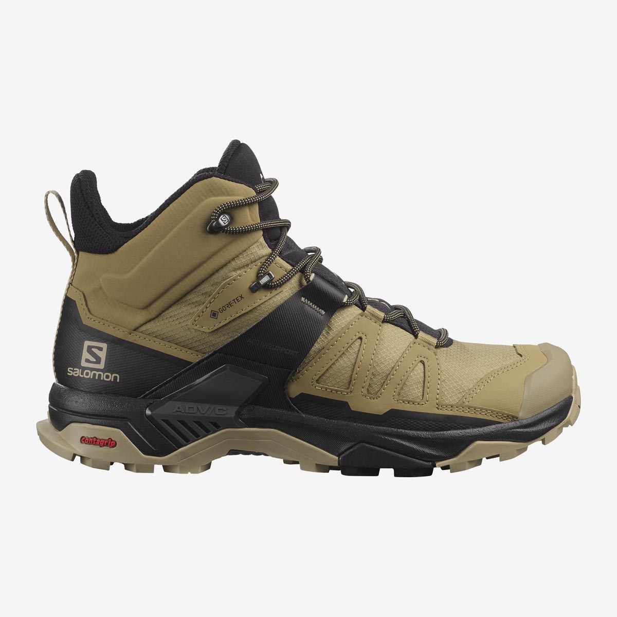 Купить Ботинки Salomon X ULTRA 4 MID GTX Kelp/Black/Safari по выгодной цене  в магазине Спортик