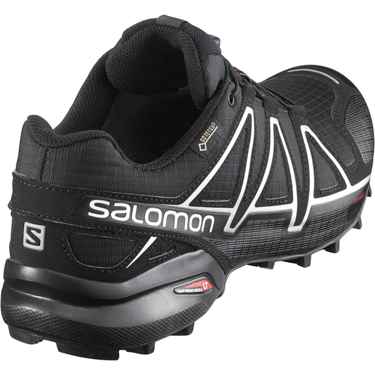 Salomon SPEEDCROSS 4 GTX Black Black Silver Metallic