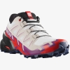 Кроссовки Salomon SPEEDCROSS 6 W White/Sparkling Grape/Fiery Red - Спортик - магазин велосипедов и спортивного инвентаря