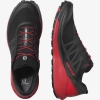 Кроссовки Salomon SENSE RIDE 4 Black/Goji Berry/Phantom - Спортик - магазин велосипедов и спортивных товаров