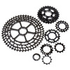 Кассета ультралайт SUNSHINE HR12-50SL, 12S 11-50T, чёрный цвет, 32-50T CNC алюминий 365 г - Спортик - магазин велосипедов и спортивных товаров