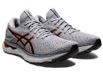 Кроссовки Asics Gel Nimbus 24 Sheet Rock/Cherry Tomato мужские - Спортик - магазин велосипедов и спортивных товаров