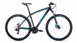 Велосипед Forward Next 29 2.0 disc Black Turquoise (2020) - Спортик - магазин велосипедов и спортивных товаров
