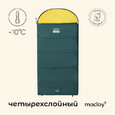 Спальный мешок maclay camping comfort cold, одеяло, 4 слоя, левый, 185х90 см, -10/+5°С - Спортик - магазин велосипедов и спортивных товаров