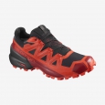 Кроссовки Salomon  SPIKECROSS 5 GTX Black/Racing Red/Red Dahlia - Спортик - магазин велосипедов и спортивного инвентаря