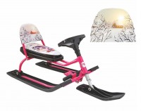 Снегокат со спинкой "Барс" Comfort Baby Friends Красотка - Спортик - магазин велосипедов и спортивного инвентаря