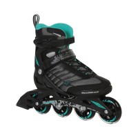 Роликовые коньки Rollerblade Zetrablade W Black-Cyan - Спортик - магазин велосипедов и спортивных товаров