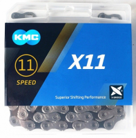 Цепь KMC X10EL 1/2" x 11/128" 114 зв. серебрист. - Спортик - магазин велосипедов и спортивного инвентаря