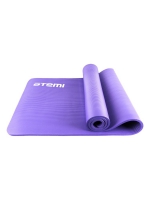 Коврик для йоги и фитнеса Atemi 183x61x1,0 см, фиолетовый - Спортик - магазин велосипедов и спортивного инвентаря