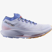 Кроссовки Salomon PULSAR TRAIL/PRO W Purple Heather/Amparo Blue/Blazing Orange  - Спортик - магазин велосипедов и спортивных товаров