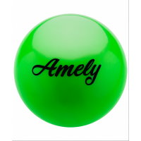 Мяч для художественной гимнастики Amely 19 см., зелёный - Спортик - магазин велосипедов и спортивного инвентаря