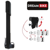 Насос вело Dream Bike черный  - Спортик - магазин велосипедов и спортивного инвентаря