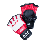 Перчатки д/смеш единоборств Clinch M1 Global Gloves бел/кр/чер C622 - Спортик - магазин велосипедов и спортивного инвентаря