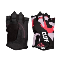 Перчатки для фитнесса Cliff FD розовый, синий.  - Спортик - магазин велосипедов и спортивного инвентаря