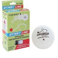 Мяч для настольного тенниса Start-Line Club Select 1 - Спортик - магазин велосипедов и спортивного инвентаря