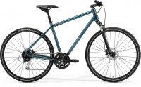 Велосипед MERIDA Crossway TealBlue/SilverBlue/Lime 21'  - Спортик - магазин велосипедов и спортивного инвентаря