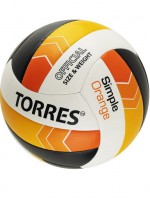 Мяч волейбольный "TORRES" Simple Orange  - Спортик - магазин велосипедов и спортивного инвентаря