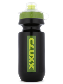 Фляга CLUXX Ergo 550 Black/Green - Спортик - магазин велосипедов и спортивных товаров