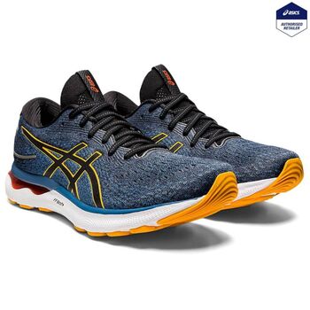 Кроссовки Asics Gel-Nimbus 24 Azure/Amber мужские - Спортик - магазин велосипедов и спортивных товаров