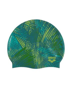 Шапочка Arena Print 2 team energy green  - Спортик - магазин велосипедов и спортивных товаров