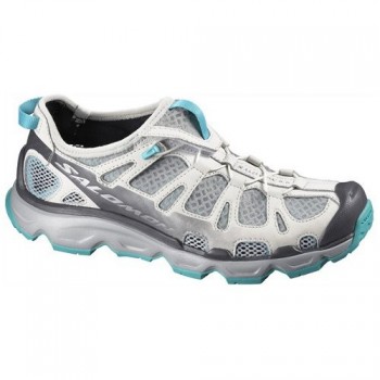 Кроссовки Salomon Gecko W Light Grey/Light Onix/Dark Azure - Спортик - магазин велосипедов и спортивных товаров