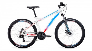 Велосипед Forward Flash 26 2.0 disc White Light Blue - Спортик - магазин велосипедов и спортивного инвентаря