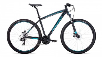 Велосипед Forward Next 29 2.0 disc Black Turquoise (2020) - Спортик - магазин велосипедов и спортивных товаров