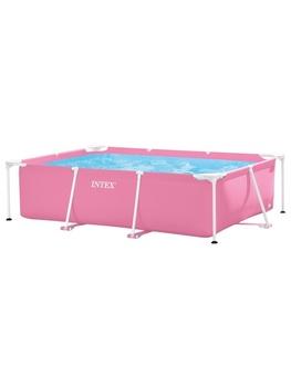 Бассейн каркасный INTEX Pink Frame Pool 220×150×60 см - Спортик - магазин велосипедов и спортивных товаров