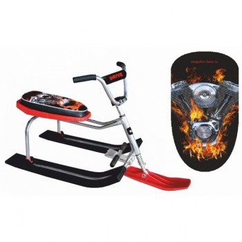 Снегокат "Барс" высокий 214 "Drive" Energy с высоким рулём - Спортик - магазин велосипедов и спортивных товаров