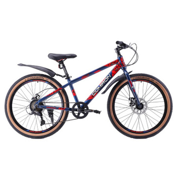 Велосипед 24" рама 13" 8sp COMIRON REBEL ригид сине-красный - Спортик - магазин велосипедов и спортивных товаров