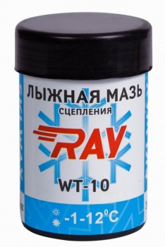 Мазь лыжная RAY WT-10 -1-12°C синтетическая 35 гр. - Спортик - магазин велосипедов и спортивного инвентаря