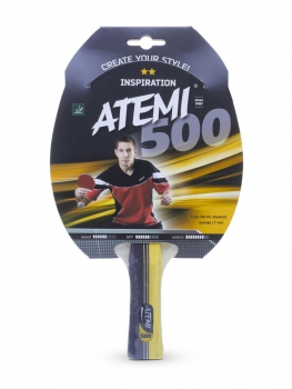 Ракетка для настольного тенниса Atemi 500 CV - Спортик - магазин велосипедов и спортивного инвентаря
