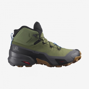 Ботинки Salomon CROSS HIKE MID GTX Olivine/Magnet/Gum1a - Спортик - магазин велосипедов и спортивного инвентаря