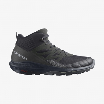 Ботинки Salomon OUTPULSE MID GTX Black/Ebony/Vanilla Ice  - Спортик - магазин велосипедов и спортивного инвентаря