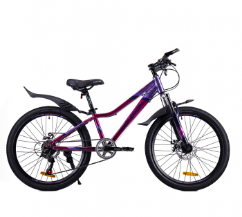 Велосипед 24" рама 12" 7sp COMIRON SMART лавандовый - Спортик - магазин велосипедов и спортивных товаров