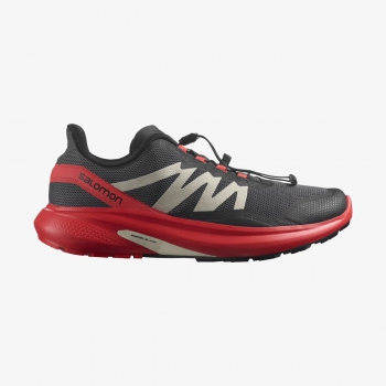 Кроссовки Salomon HYPULSE Magnet/Poppy Red/Black - Спортик - магазин велосипедов и спортивного инвентаря