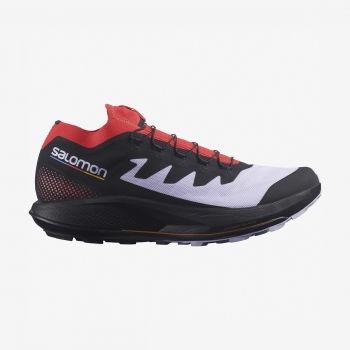 Кроссовки Salomon PULSAR TRAIL/PRO Purple Heather/Poppy Red/Black - Спортик - магазин велосипедов и спортивного инвентаря