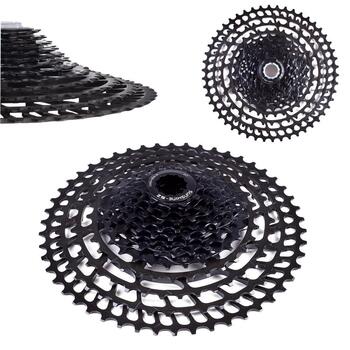 Кассета ультралайт SUNSHINE HR12-50SL, 12S 11-50T, чёрный цвет, 32-50T CNC алюминий 365 г - Спортик - магазин велосипедов и спортивных товаров