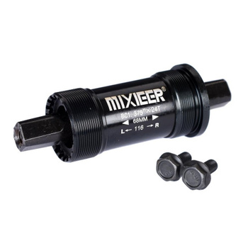 Каретка под квадрат картриджная, MIXIEER BB MX-A125 68x116, пром.подшипники, алюм.чашки и корпус - Спортик - магазин велосипедов и спортивных товаров