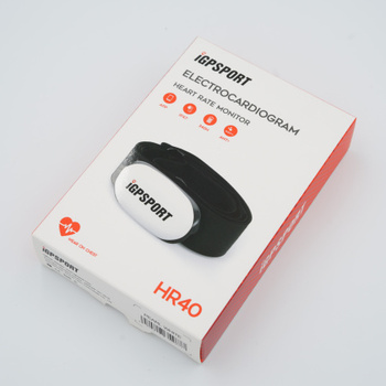 Нагрудный пульсометр iGPSPORT HR40 IPX7 Bluetooth4.0, ANT+ - Спортик - магазин велосипедов и спортивных товаров