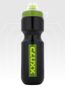 Фляга CLUXX Ergo 750 Black/Green - Спортик - магазин велосипедов и спортивных товаров