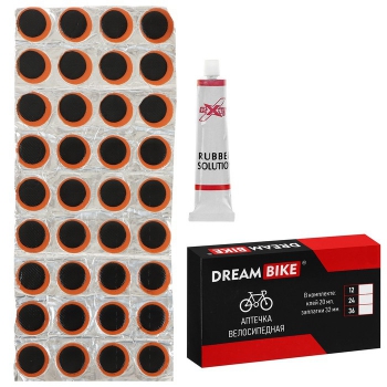Велоаптечка Dream Bike 36 заплаток  - Спортик - магазин велосипедов и спортивного инвентаря
