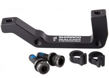 Адаптер дискового тормоза Shimano R180P/S, болт2шт,  - Спортик - магазин велосипедов и спортивного инвентаря