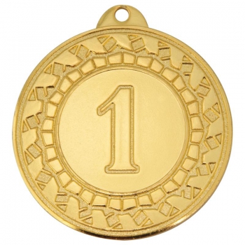 Медаль 1 место d=45мм золото - Спортик - магазин велосипедов и спортивного инвентаря