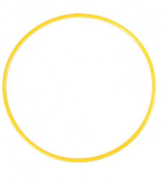 Обруч Соломон диаметр 60 см, цвет жёлтый - Спортик - магазин велосипедов и спортивного инвентаря