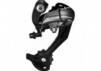 Переключатель задний Shimano Altus, M370, SGS, 9ск., черн - Спортик - магазин велосипедов и спортивного инвентаря