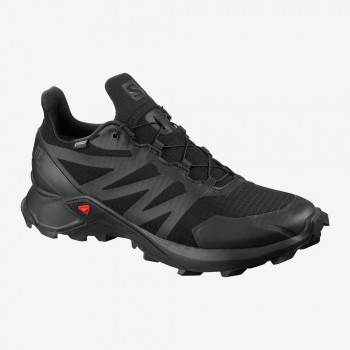 Кроссовки Salomon SUPERCROSS GTX Black / Black / Black - Спортик - магазин велосипедов и спортивных товаров