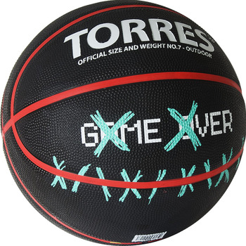 Баскетбольный мяч TORRES Game Over - Спортик - магазин велосипедов и спортивных товаров